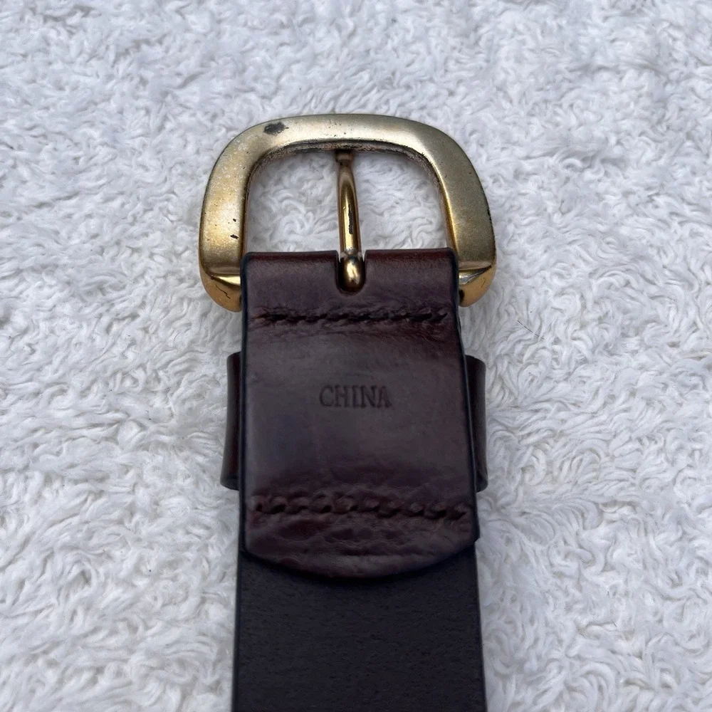 Fossil Leather Belt Mens Size M (28-32
